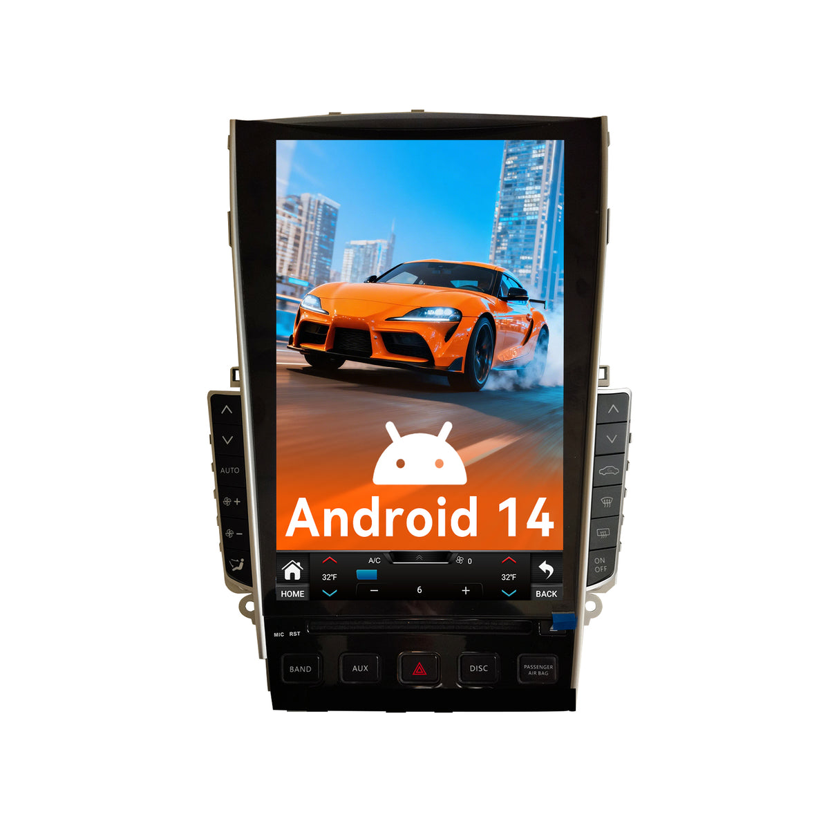 Android 15 Car Stereo Radio Compatible with Infiniti Q50 2015 2016 2017 2018 2019 12.1" Touch Screen Wireless CarPlay & Android Auto DSP 4G LTE 5G WiFi BT GPS Navigation Bluetooth 8core 8+128G