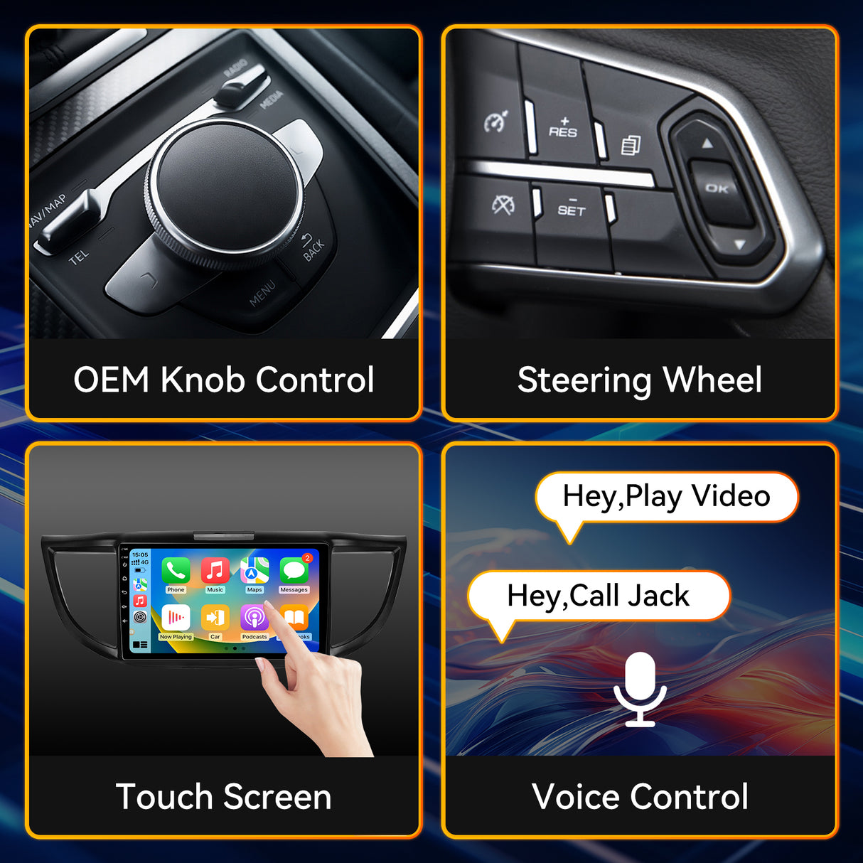 Android 13 Car Radio Stereo for Honda CRV 2012-2016, 10 Inch Touchscreen Head Unit,Bluetooth | Wifi | FM | Wireless Carplay Android Auto | GPS | Mirrorlink | Backup Camera