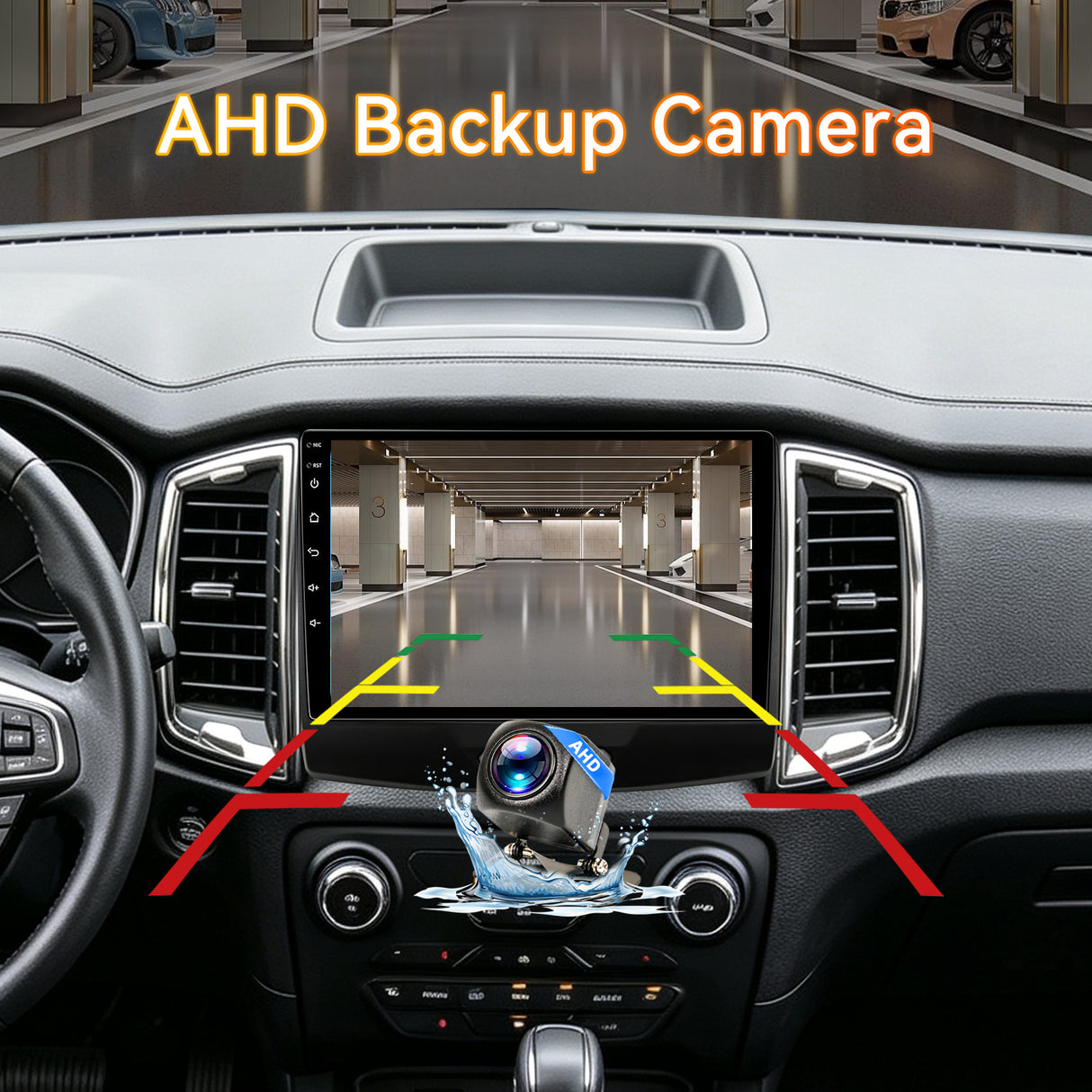 Android 13 Car Radio Stereo for Ford Ranger 2015-2020, 9 Inch Touchscreen Head Unit,Bluetooth | Wifi | FM | Wireless Carplay Android Auto | GPS | Mirrorlink | Backup Camera