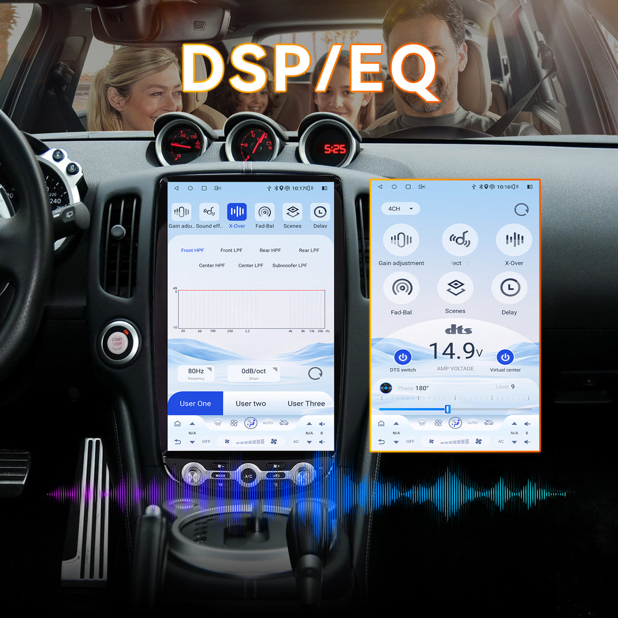Android 14 Car Stereo Radio Head Unit Compatible with Nissan 370Z 2009-2021 Carplay&Android Auto T-Style Touch Screen with GPS DSP Bluetooth HDMI Optical AM FM 4G WiFi 8+128G 14.5"