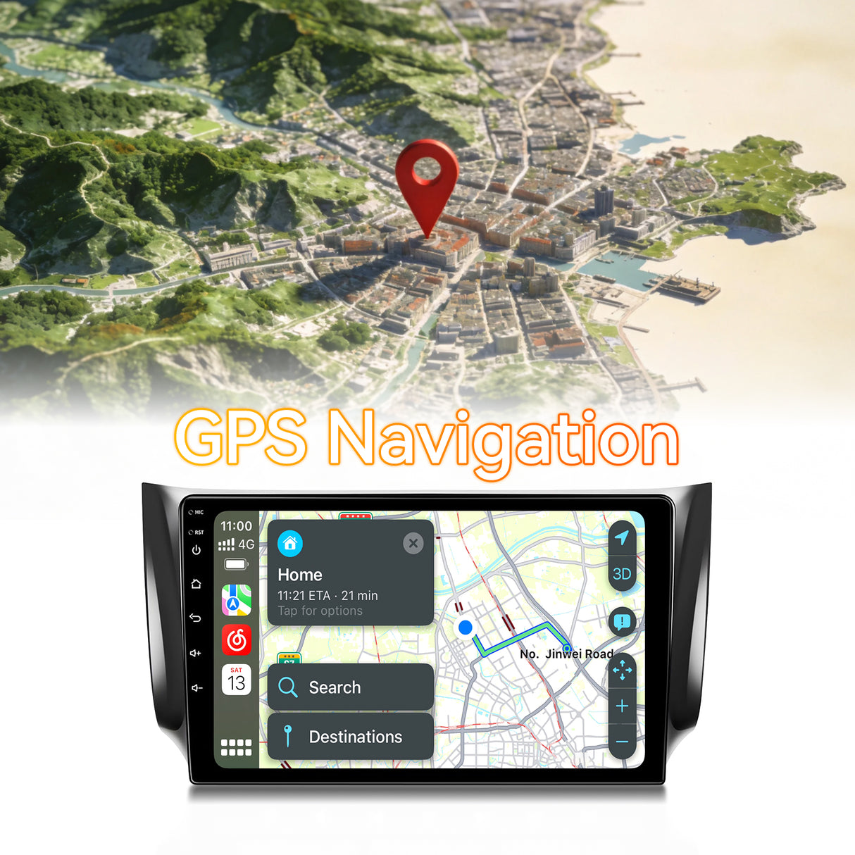 Android 13 Car Radio Stereo for Nissan Sentra 2012-2017, 10 Inch Touchscreen Head Unit,Bluetooth | Wifi | FM | Wireless Carplay Android Auto | GPS | Mirrorlink | Backup Camera