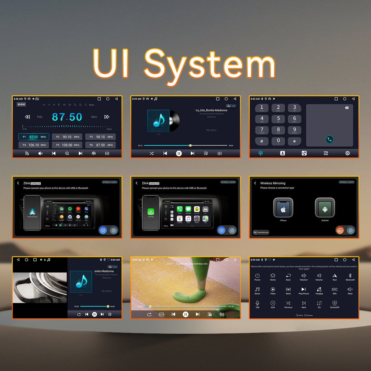 Android 13 Car Stereo Radio Compatible with Ford Fusion 2009 2010 2011 2012, 10.1 Inch Touch Screen Support Bluetooth/Wireless CarPlay Andriod Auto/GPS/WiFi/Mirror Link/Backup Camera