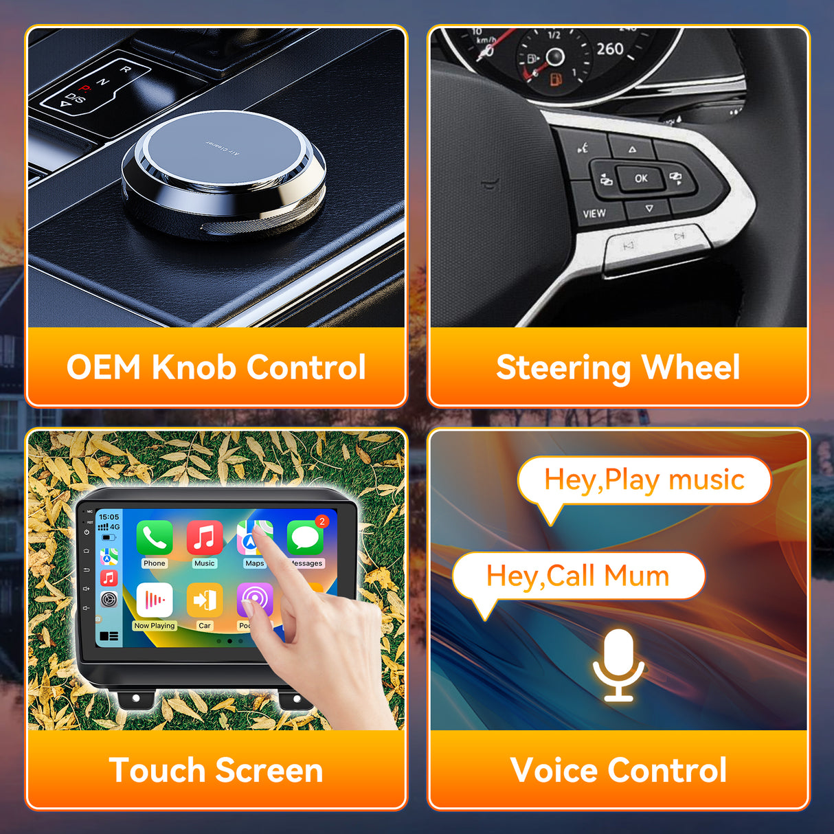 Android 13 Car Stereo Radio Compatible with Jeep Wrangler JL 2018 2019 2020 2021 Jeep Gladiator JT 2020 2021, 9 Inch Head Unit Support Bluetooth/Wireless Carplay Android Auto/GPS/Mirror Link