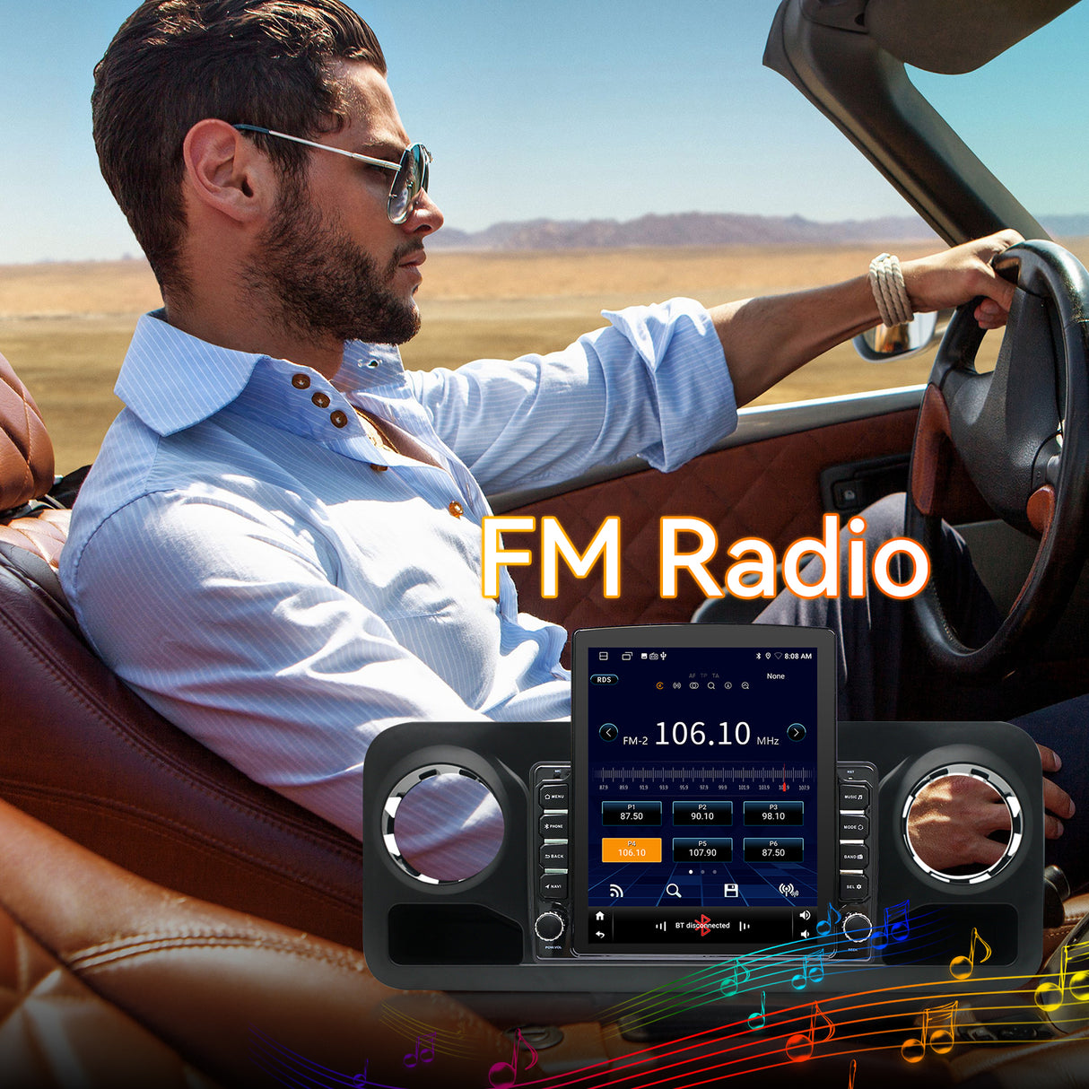Android 14 Car Radio Compatible with Mercedes-Benz Sprinter 2019-2021,4G+64G,9.7" Touch Screen Car Stereo with Wireless Carplay&Android Auto | Blue-Tooth | GPS | Navigation | FM | SWC | Mirror Link