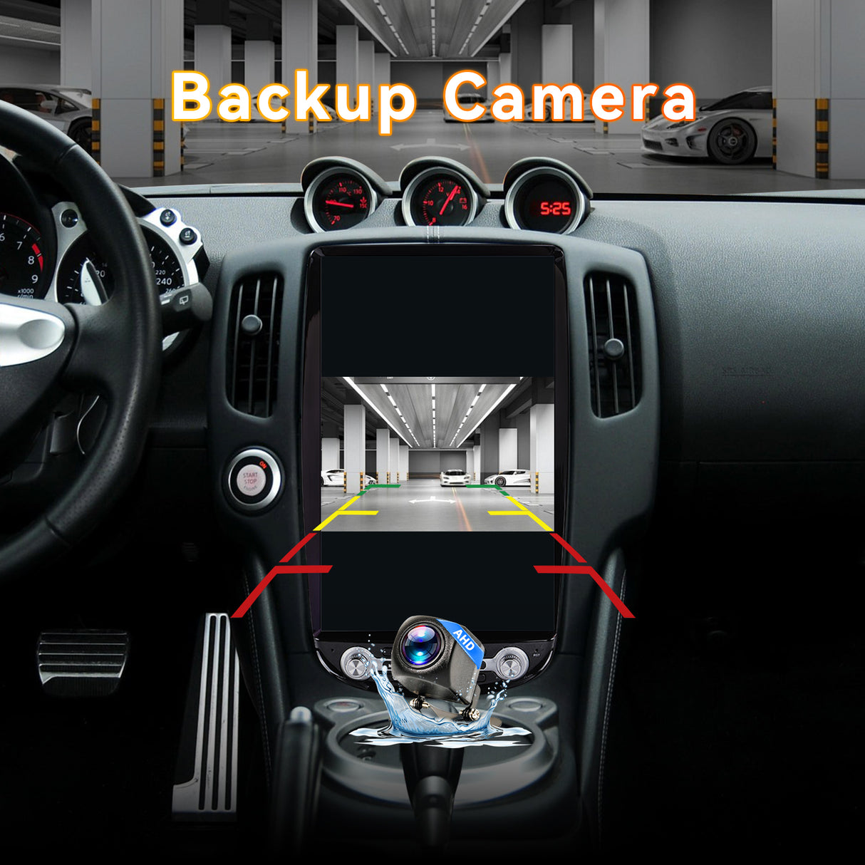 Android 14 Car Stereo Radio Head Unit Compatible with Nissan 370Z 2009-2021 Carplay&Android Auto T-Style Touch Screen with GPS DSP Bluetooth HDMI Optical AM FM 4G WiFi 8+128G 14.5"
