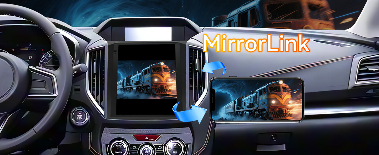 Android 14 Car Stereo Radio Compatible with Subaru XV Crosstrek 2018 2019 2020 2021 Wireless CarPlay & Android Auto AHD Backup Camera Upgrade 9.7" Touch Screen GPS WiFi SWC FM Bluetooth 2+64G
