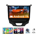 Android 15 Car Stereo Radio Compatible with Chevrolet Chevy Cruze 2016-2020 with Wireless Carplay Andriod Auto, 4GB+64GB, 9 Inch Touchscreen Support Bluetooth, FM/GPS/Mirror Link/SWC/Backup Camera