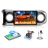 Android 13 Car Stereo Radio Compatible with Toyota Tacoma 2016 2017 2018 2019 2020 2021 2022,10 Inch Touchscreen Support Wireless Carplay Android Auto/WiFi/Bluetooth/GPS/Mirrorlink/Backup Camera