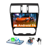 Android 13 Car Stereo Radio Compatible with Subaru Forester WRX Impreza 2015 2016 2017 2018,9 Inch Touchscreen Head Unit,Bluetooth/Wifi/FM/Wireless Carplay AndroidAuto/GPS/Mirrorlink/Backup Camera