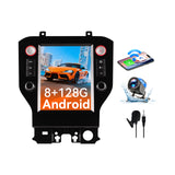 Android 14 Car Stereo Radio Head Unit Compatible with Ford Mustang 2015-2021 Carplay&Android Auto T-Style Touch Screen with GPS | DSP | Bluetooth  | Optical  | FM | 4G | WiFi 8+128G 9.7
