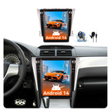 Android 14 Car Stereo Radio Head Unit Compatible with Toyota Camry 2012-2015 Carplay&Android Auto T-Style Touch Screen with GPS DSP Bluetooth Optical FM 4G WiFi 8+128G 12.1"