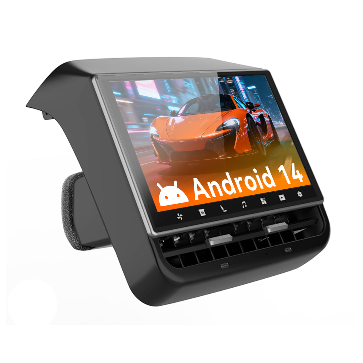 8.66 Inch Rear Display Screen Compatible with Tesla Model 3 19-23&Y19-24, Android 13 Supports HD Movie Watching,4+64G,8-core, Supports seat Adjustment and Rear air Conditioning