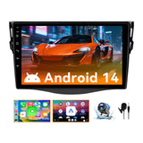 Android 13 Car Stereo Radio Compatible with Toyota RAV4 2006-2011,9 Inch Touchscreen Head Unit,Bluetooth |Wifi |FM |Wireless Carplay Android Auto |GPS |Mirrorlink |Backup Camera