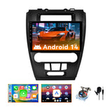 Android 13 Car Stereo Radio Compatible with Ford Fusion 2009 2010 2011 2012, 10.1 Inch Touch Screen Support Bluetooth/Wireless CarPlay Andriod Auto/GPS/WiFi/Mirror Link/Backup Camera
