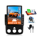 Android 13 Car Stereo Radio Compatible with Dodge Ram 1500 2500 3500 2013 2014 2015 2016 2017 2018(Manual AC),9.7 Inch Head Unit Support Bluetooth,Wireless CarPlay Android Auto,2+64
