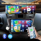 Android 13 Car Stereo Radio Compatible with Toyota Highlander 2008 2009 2010 2011 2012 2013,10" Touchscreen Car Radio Support Bluetooth,Wireless CarPlay Andriod Auto/WiFi/FM/GPS/Backup Camera