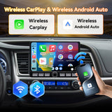 Android 13 Car Stereo Radio Compatible with Toyota Highlander 2015-2018, 10 Inch Touchscreen Head Unit,Bluetoot h|Wifi |FM  |Wireless Carplay Android Auto |GPS |Mirrorlink |Backup Camera