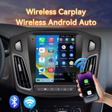 Android 13 Car Stereo Radio Compatible with Ford Focus 2012 2013 2014 2015 2016 2017 2018, 9.7 Inch IPS Touch Screen/Wireless CarPlay Andriod Auto/GPS/WiFi/Bluetooth/Mirror Link/Backup Camera