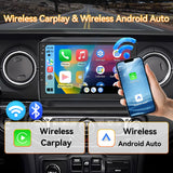 Android 13 Car Stereo Radio Compatible with Jeep Wrangler JL 2018 2019 2020 2021 Jeep Gladiator JT 2020 2021, 9 Inch Head Unit Support Bluetooth/Wireless Carplay Android Auto/GPS/Mirror Link