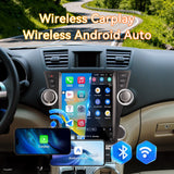 Android 14 Car Stereo Radio Head Unit Compatible with Toyota Highlander 2009-2013 Carplay&Android Auto T-Style Touch Screen with GPS DSP Bluetooth Optical FM 4G WiFi 8+128G 12.1"