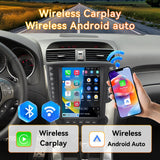 Android 14 Car Radio Compatible with Acura TL 2004-2008 4+64G T-Style Car Stereo Head Unit with Wireless Carplay/Android Auto, GPS Navigation, Bluetooth, FM/AM, SWC 9.7 Inch