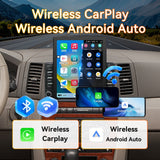 Android 14 Car Stereo Radio Compatible with Dodge Ram 1500 2500 3500 2006 2007 2008 Wireless CarPlay & Android Auto | AHD | Backup Camera | Upgrade 9.7" Touch Screen | GPS | WiFi | SWC | FM | Bluetooth 2+64G