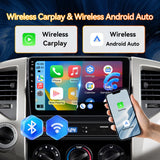 Android 13 Car Stereo Radio Compatible with Toyota Tacoma 2005-2015,9 Inch Touchscreen Head Unit,Bluetooth |Wifi |FM |Wireless Carplay Android Auto |GPS |Mirrorlink |Backup Camera