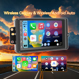 Android 14,8 Core Car Stereo Radio Compatible with Chevy Chevrolet Silverado SSR Tahoe 2003-2006,GMC Siera Yukon 2003-2006,Hummer H2 2003-2007,7 Inch Touchscreen Support Wireless Carplay Android Auto