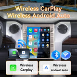 Android 14 Car Stereo Radio Head Unit Compatible with Toyota Tundra 2013-2020 Carplay&Android Auto T-Style Touch Screen with GPS | DSP | Bluetooth | Optical | FM | 4G | WiFi 8+128G 12.1