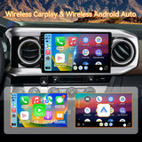 Android 13 Car Stereo Radio Compatible with Toyota Tacoma 2016 2017 2018 2019 2020 2021 2022,10 Inch Touchscreen Support Wireless Carplay Android Auto/WiFi/Bluetooth/GPS/Mirrorlink/Backup Camera