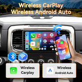 Android 13 Car Stereo Radio Compatible with Dodge Ram 1500/2500/3500 2013-2018, 9 Inch Touchscreen Head Unit,Bluetooth |Wifi |FM |Wireless Carplay Android Auto |GPS |Mirrorlink |Backup Camera