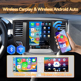 Car Stereo Radio Compatible with Nissan Pathfinder 2012-2020,5G.8Core.10.4''Touchscreen Car Radio Support Bluetooth,Wireless CarPlay Android Auto/FM/GPS/SWC/Mirror Link/Backup Camera