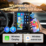 Android 14 Car Stereo Radio Head Unit Compatible with Jeep Wrangler 2011-2014 Carplay&Android Auto T-Style Touch Screen with GPS DSP Bluetooth Optical FM 4G WiFi 8+128G 12.1 inch