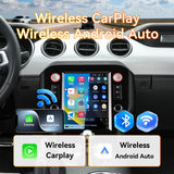 Android 14 Car Stereo Radio Head Unit Compatible with Ford Mustang 2015-2021 Carplay&Android Auto T-Style Touch Screen with GPS | DSP | Bluetooth  | Optical  | FM | 4G | WiFi 8+128G 9.7