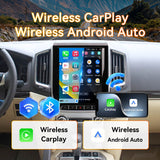 Android 14 Car Stereo Radio Head Unit Compatible with Toyota Land Cruiser 2016-Carpl2020 ay&Android Auto T-Style Touch Screen with GPS | DSP | Bluetooth  | Optical  | FM | 4G | WiFi 8+128G 12.1