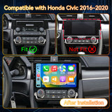 Android 13 Car Stereo Radio Compatible with Honda Civic 2016-2020, 9 Inch Touchscreen Head Unit,Bluetooth |Wifi |FM |Wireless Carplay Android Auto |GPS |Mirrorlink |Backup Camera