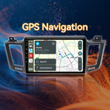 Android 13 Car Stereo Radio Compatible with Toyota RAV4 2013 2014 2015 2016 2017 2018, 10 Inch IPS Touch Screen/WiFi/Bluetooth/Wireless Carplay Android Auto/GPS/Mirror Link/AHD Rear Camera