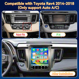 Android 13 Car Stereo Radio Compatible with Toyota RAV4 2013 2014 2015 2016 2017 2018,  Head Unit,IPS Touch Screen/Wifi/Bluetooth/Wireless Carplay Android Auto/GPS/Mirror Link/AHD Rear Camera(9.7 Inch)