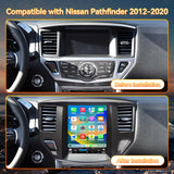 Car Stereo Radio Compatible with Nissan Pathfinder 2012-2020,5G.8Core.10.4''Touchscreen Car Radio Support Bluetooth,Wireless CarPlay Android Auto/FM/GPS/SWC/Mirror Link/Backup Camera