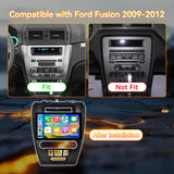 Android 13 Car Stereo Radio Compatible with Ford Fusion 2009 2010 2011 2012, 10.1 Inch Touch Screen Support Bluetooth/Wireless CarPlay Andriod Auto/GPS/WiFi/Mirror Link/Backup Camera