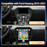 Android 14 Car Stereo Radio Head Unit Compatible with Ford Mustang 2015-2021 Carplay&Android Auto T-Style Touch Screen with GPS | DSP | Bluetooth  | Optical  | FM | 4G | WiFi 8+128G 9.7