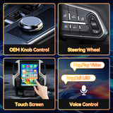Android 13 Car Radio Compatible with Chevy Silverado 2019-2023 4+64G T-Style Car Stereo Head Unit with Wireless Carplay | Android Auto | GPS Navigation | Bluetooth | FM | AM | SWC 12.1Inch