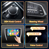 Android 13 Car Stereo Radio Compatible with Toyota Camry 2015-2017, 10 Inch Touchscreen Head Unit,Bluetooth |Wifi |FM |Wireless Carplay Android Auto |GPS |Mirrorlink |Backup Camera