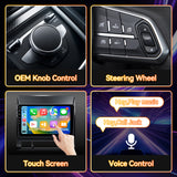 Android 13 Car Stereo Radio Compatible with Toyota Tacoma 2005-2015,9 Inch Touchscreen Head Unit,Bluetooth |Wifi |FM |Wireless Carplay Android Auto |GPS |Mirrorlink |Backup Camera