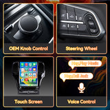 Android 14 Car Stereo Radio Head Unit Compatible with Chrysler 2011-2023 300C Carplay&Android Auto T-Style Touch Screen with GPS DSP Bluetooth Optical FM 4G WiFi 8+128G 14.5 inch