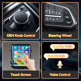 Android 14 Car Stereo Radio Head Unit Compatible with Toyota-Alphard A20 2008-2012 Carplay&Android Auto T-Style Touch Screen with GPS | DSP | Bluetooth | Optical | FM | 4G | WiFi 8+128G 12.1