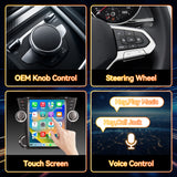 Android 14 Car Stereo Radio Head Unit Compatible with Toyota Highlander 2009-2013 Carplay&Android Auto T-Style Touch Screen with GPS DSP Bluetooth Optical FM 4G WiFi 8+128G 12.1"