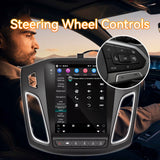 Android 13 Car Stereo Radio Compatible with Ford Focus 2012 2013 2014 2015 2016 2017 2018, 9.7 Inch IPS Touch Screen/Wireless CarPlay Andriod Auto/GPS/WiFi/Bluetooth/Mirror Link/Backup Camera