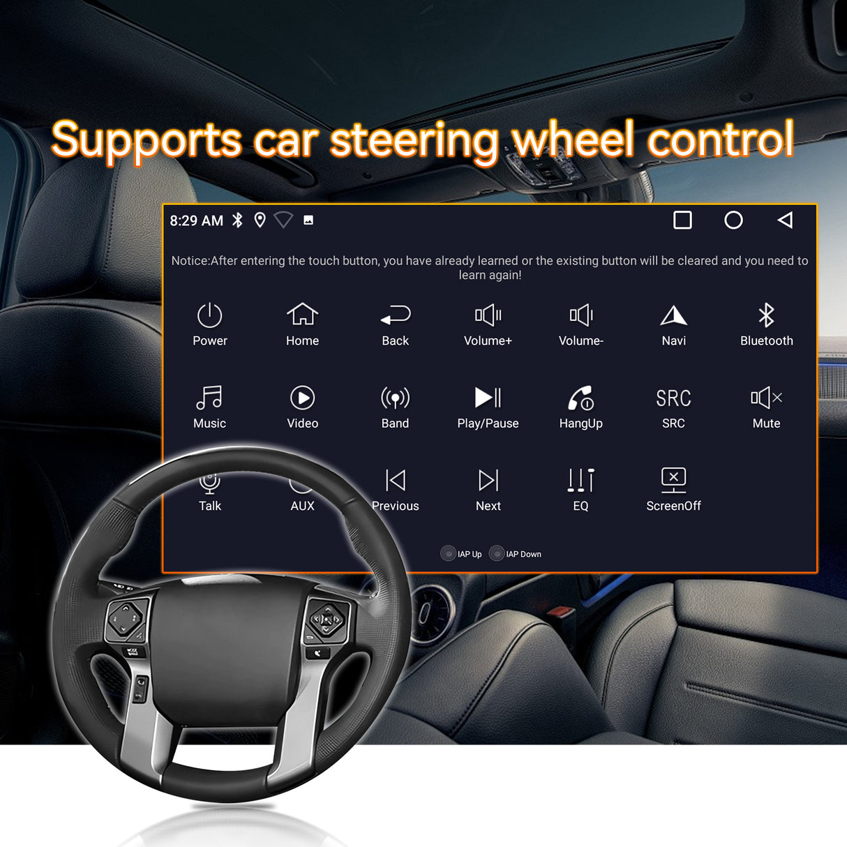 Android 13 Car Stereo Radio Compatible with Toyota Tacoma 2016 2017 2018 2019 2020 2021 2022,10 Inch Touchscreen Support Wireless Carplay Android Auto/WiFi/Bluetooth/GPS/Mirrorlink/Backup Camera