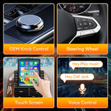 Android 15 Car Radio Stereo Compatible with Toyota Sienna 2004-2010,9.7 Inch Touchscreen,Car Stereo Support Wireless Carplay & Android Auto,Bluetooth/GPS/WiFi/Mirror Link/Backup Camera/SWC/FM